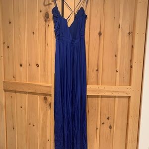 Jet Set Diaries Bamako Escape Maxi Dress in Cobalt